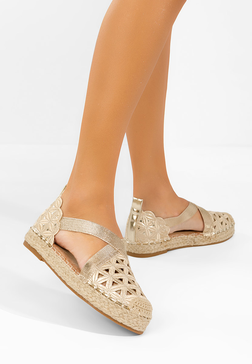 Feliania aranyszínü női espadrilles