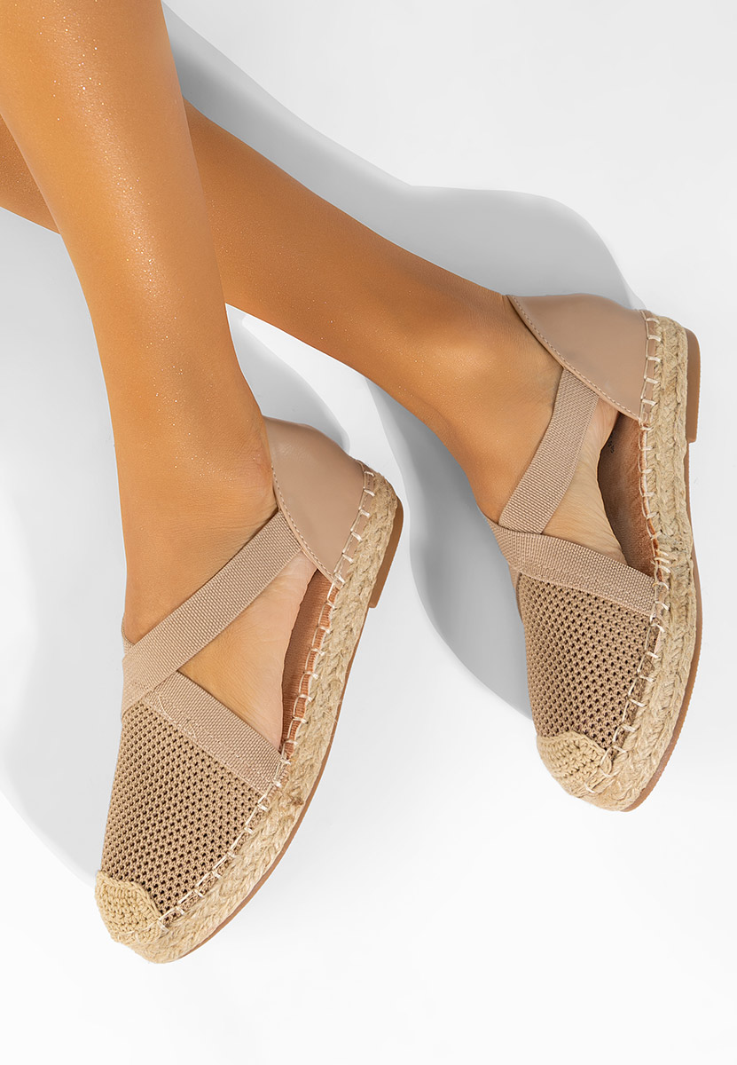 Fensy khaki női espadrilles