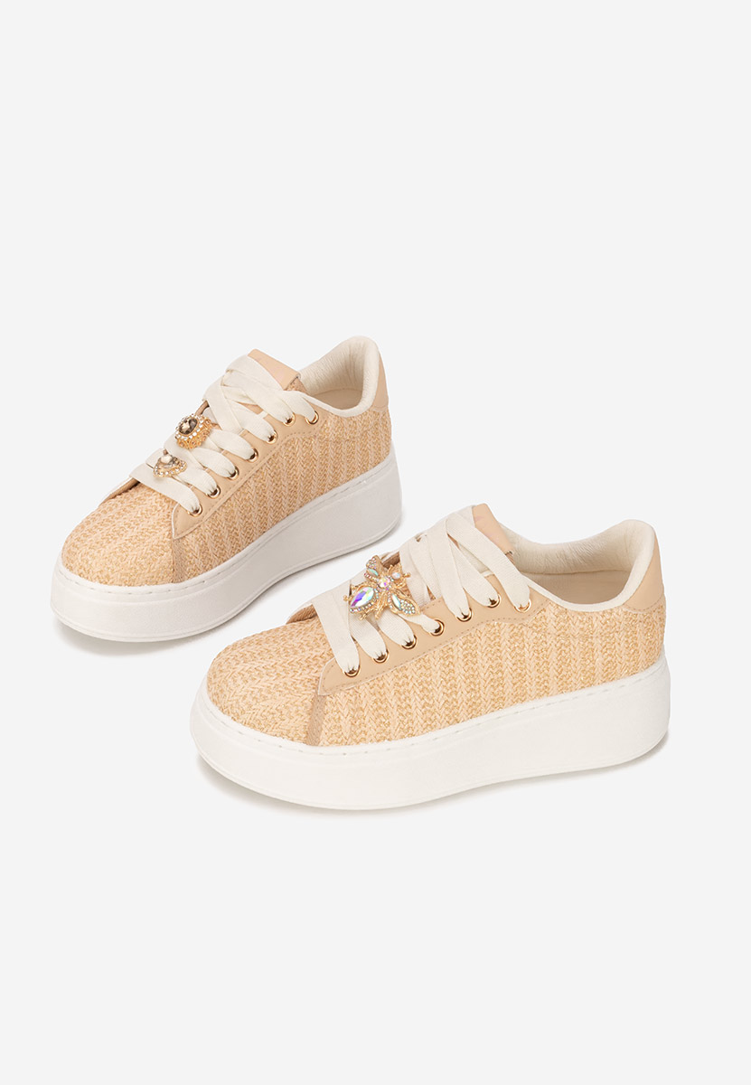 Havania v2 bézs telitalpú platform sneaker