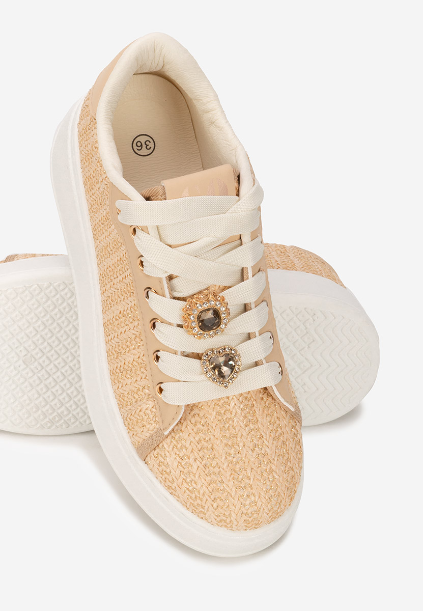 Havania v2 bézs telitalpú platform sneaker
