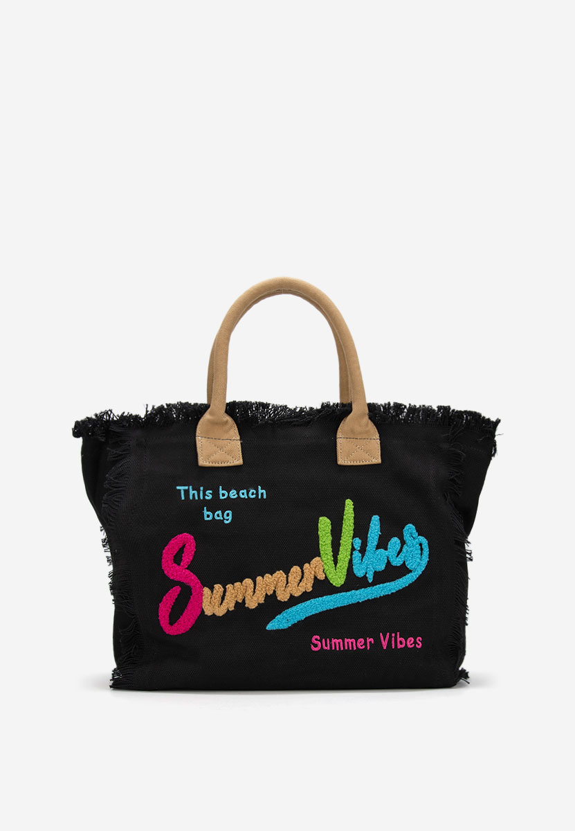 Siminna v2 fekete strandtáska