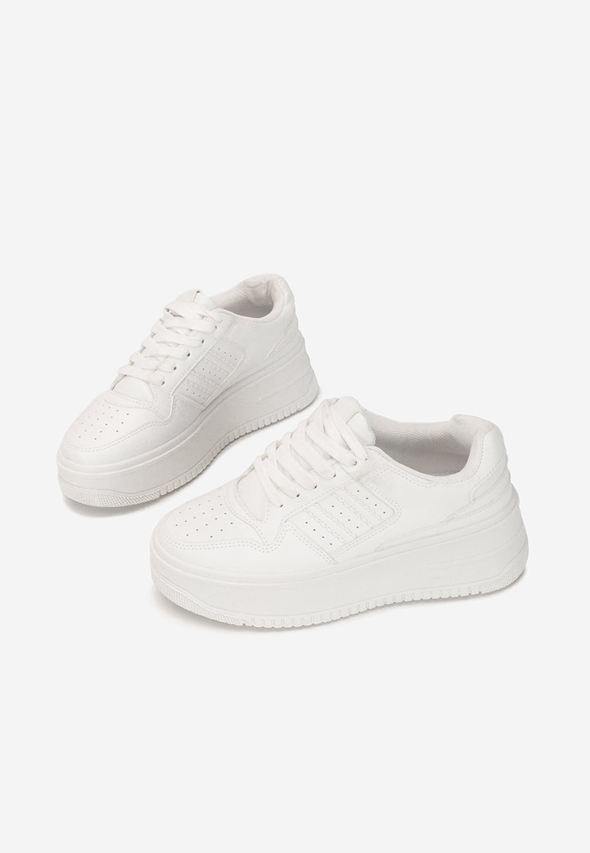 Liorna fehér telitalpú platform sneaker