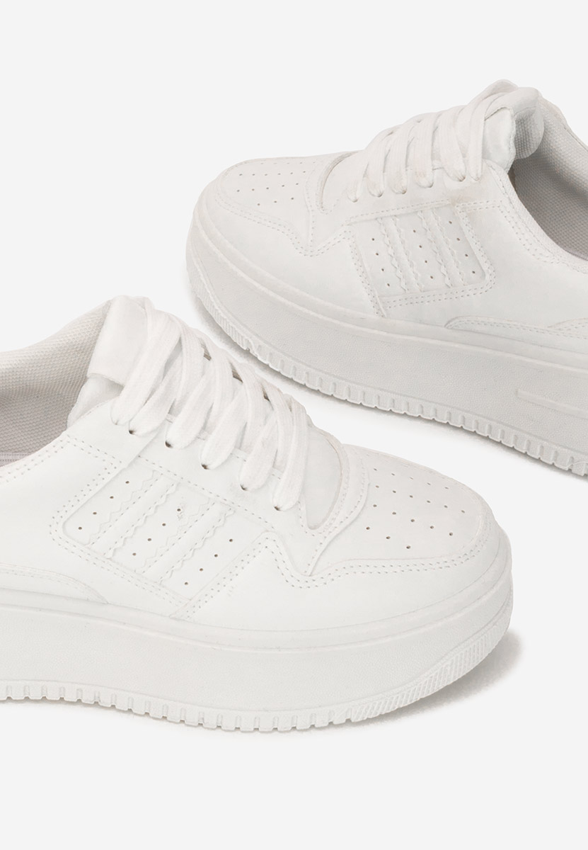 Liorna fehér telitalpú platform sneaker