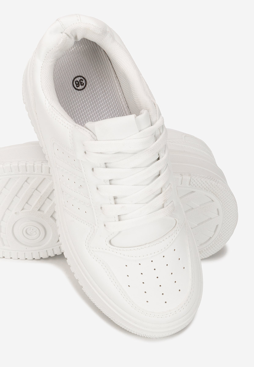 Liorna fehér telitalpú platform sneaker