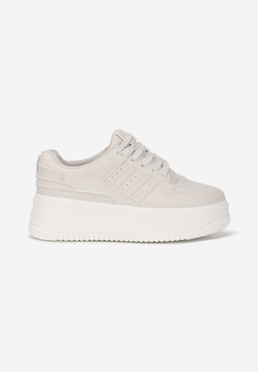 Liorna bézs telitalpú platform sneaker