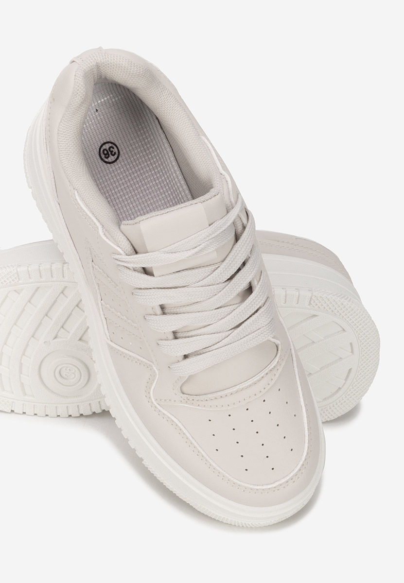 Liorna bézs telitalpú platform sneaker