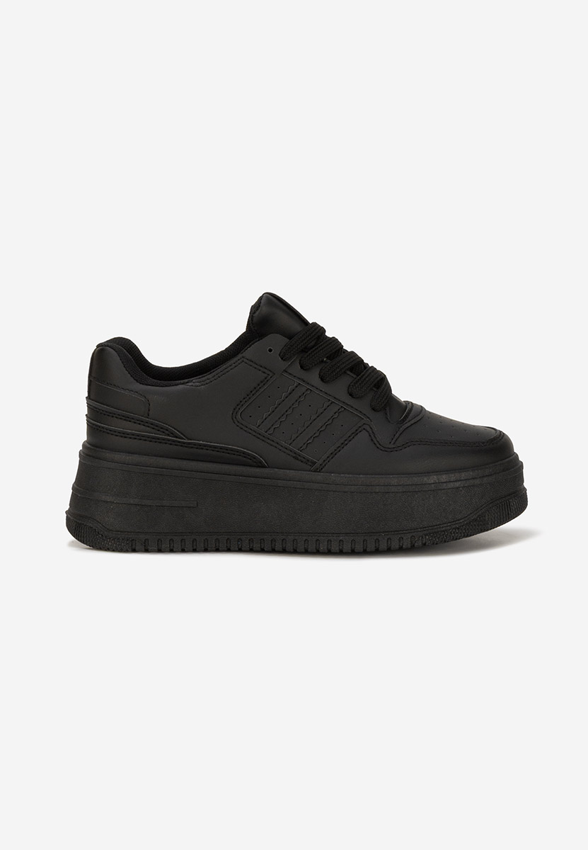 Liorna fekete telitalpú platform sneaker