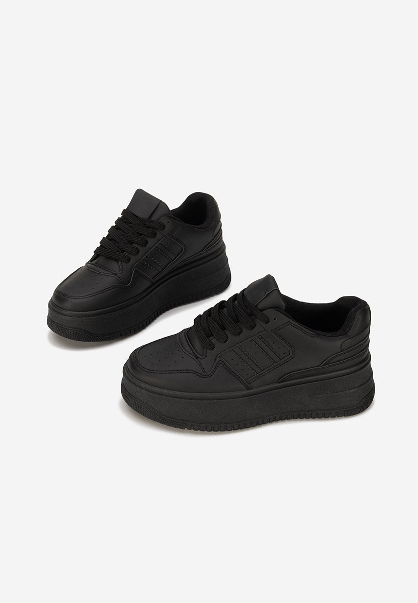 Liorna fekete telitalpú platform sneaker