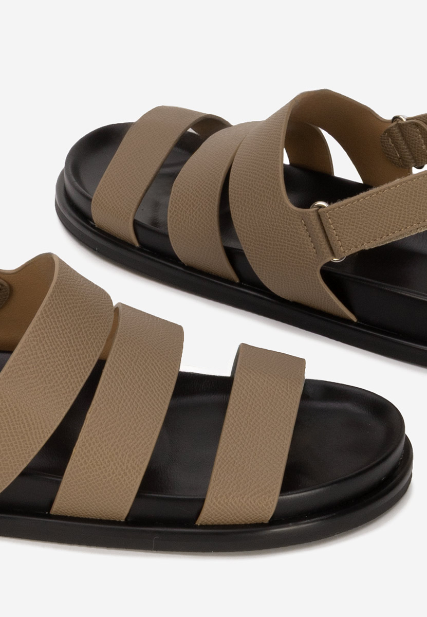 Carima khaki női szandál