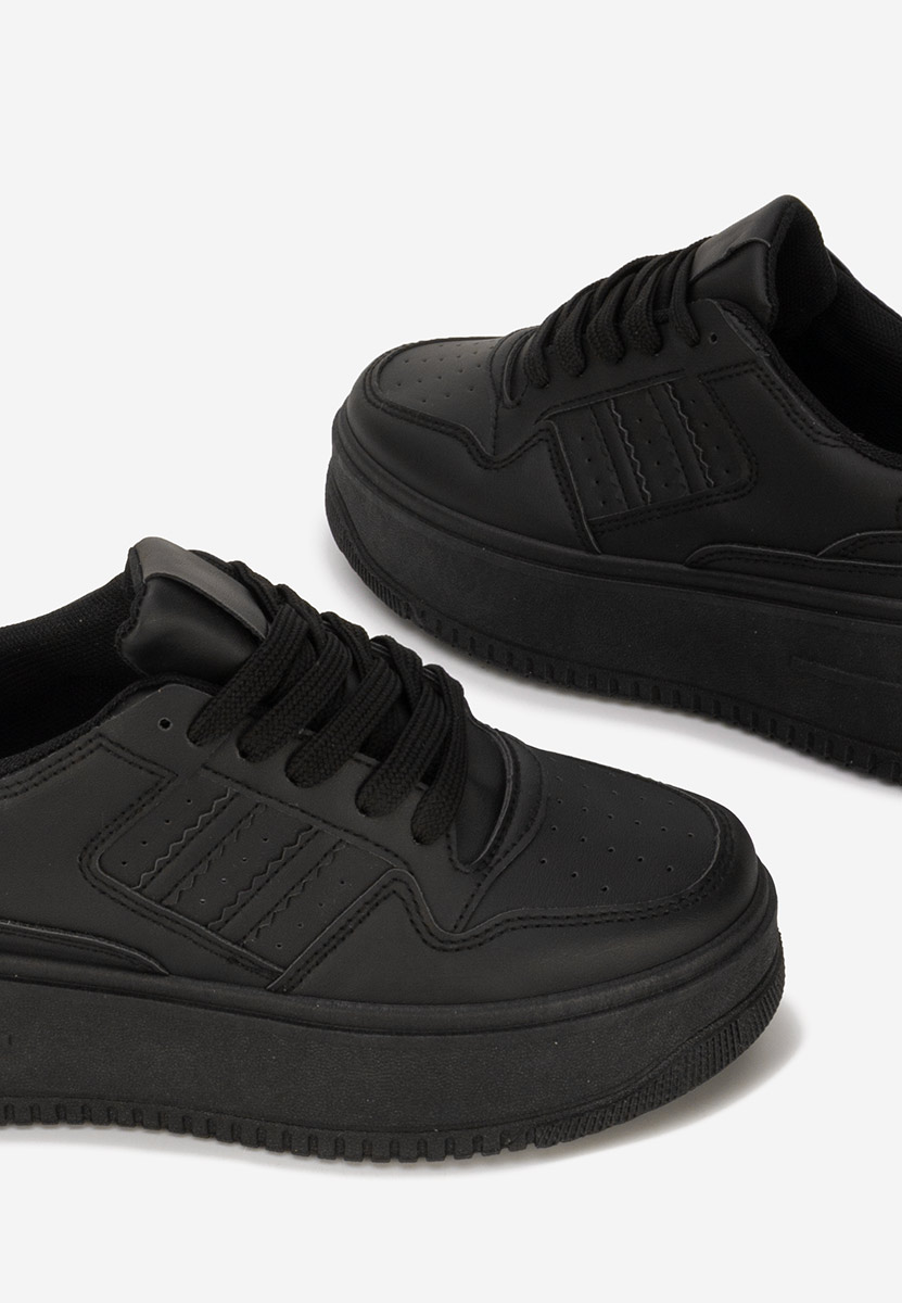 Liorna fekete telitalpú platform sneaker