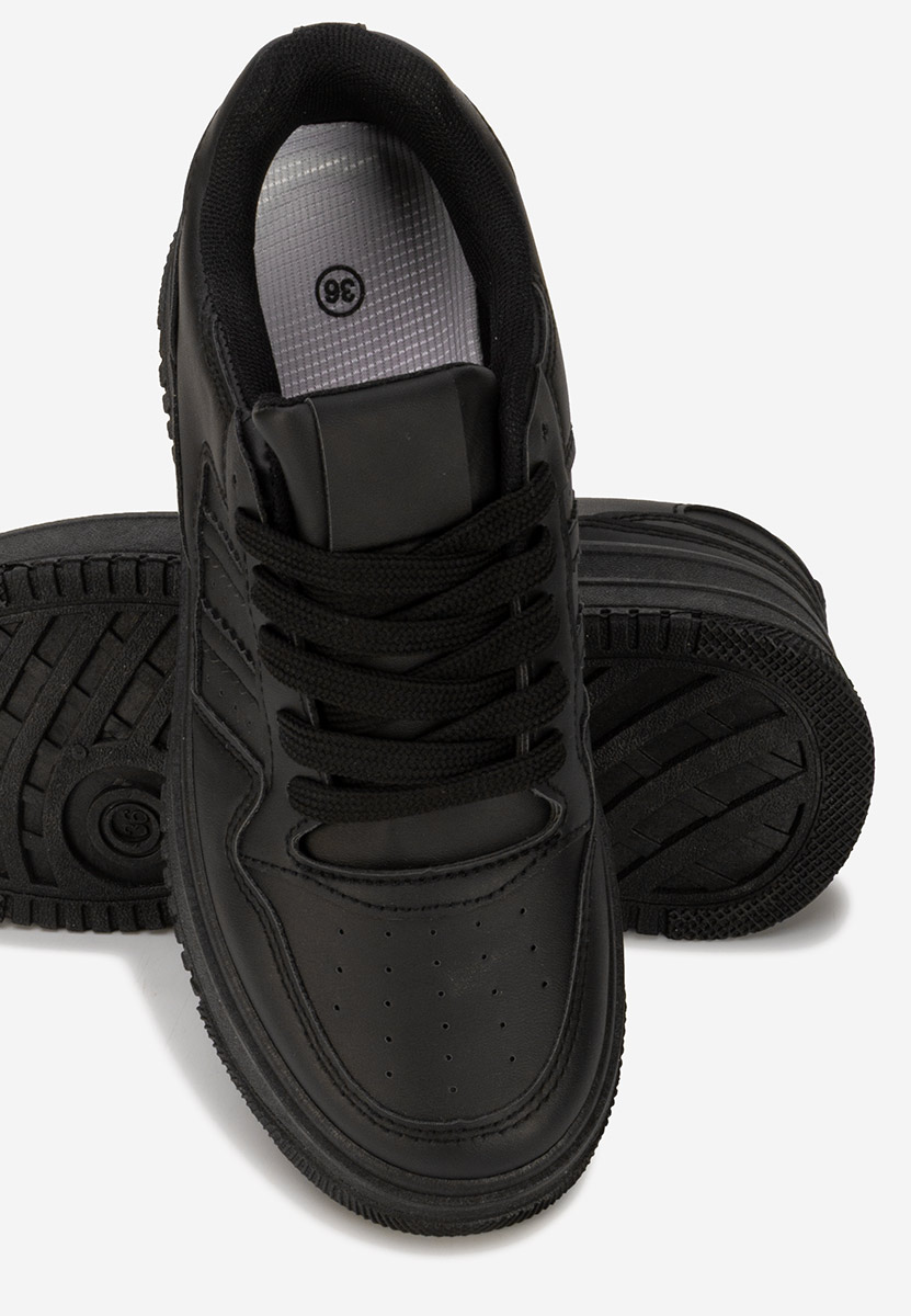 Liorna fekete telitalpú platform sneaker