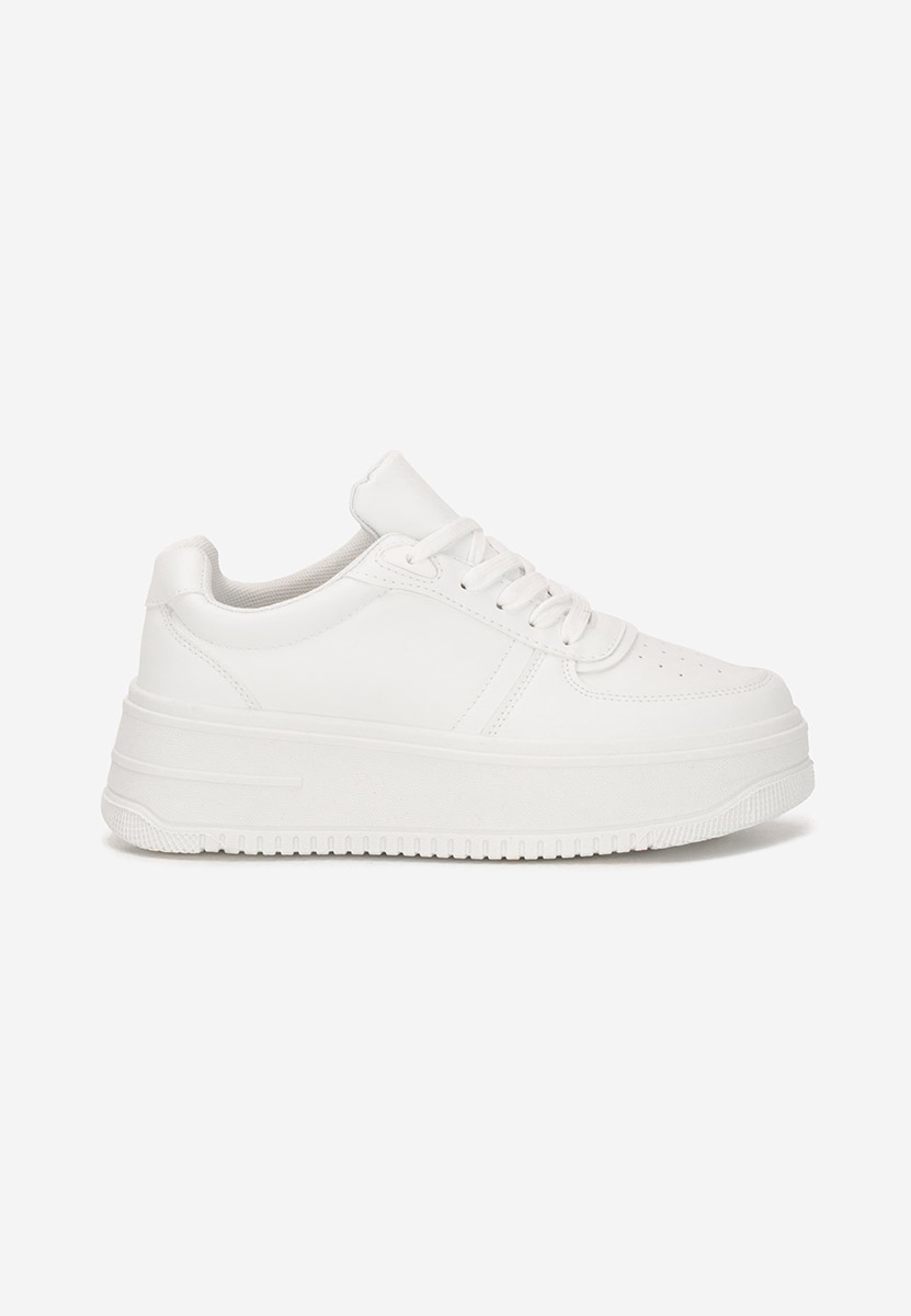 Seminia fehér telitalpú platform sneaker