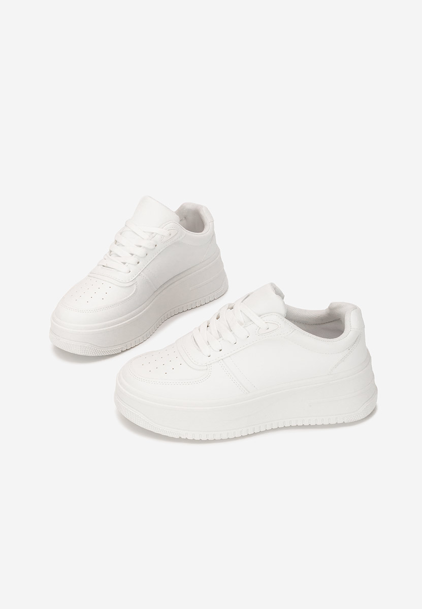 Seminia fehér telitalpú platform sneaker