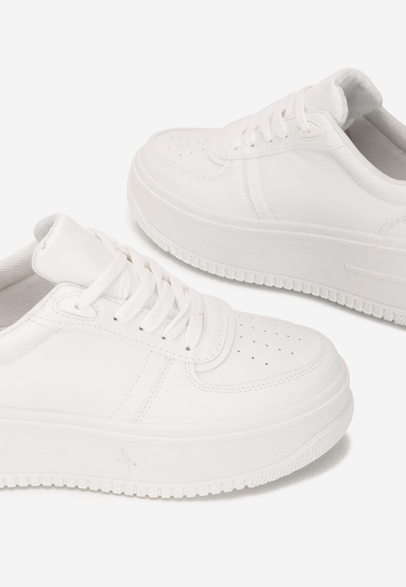 Seminia fehér telitalpú platform sneaker