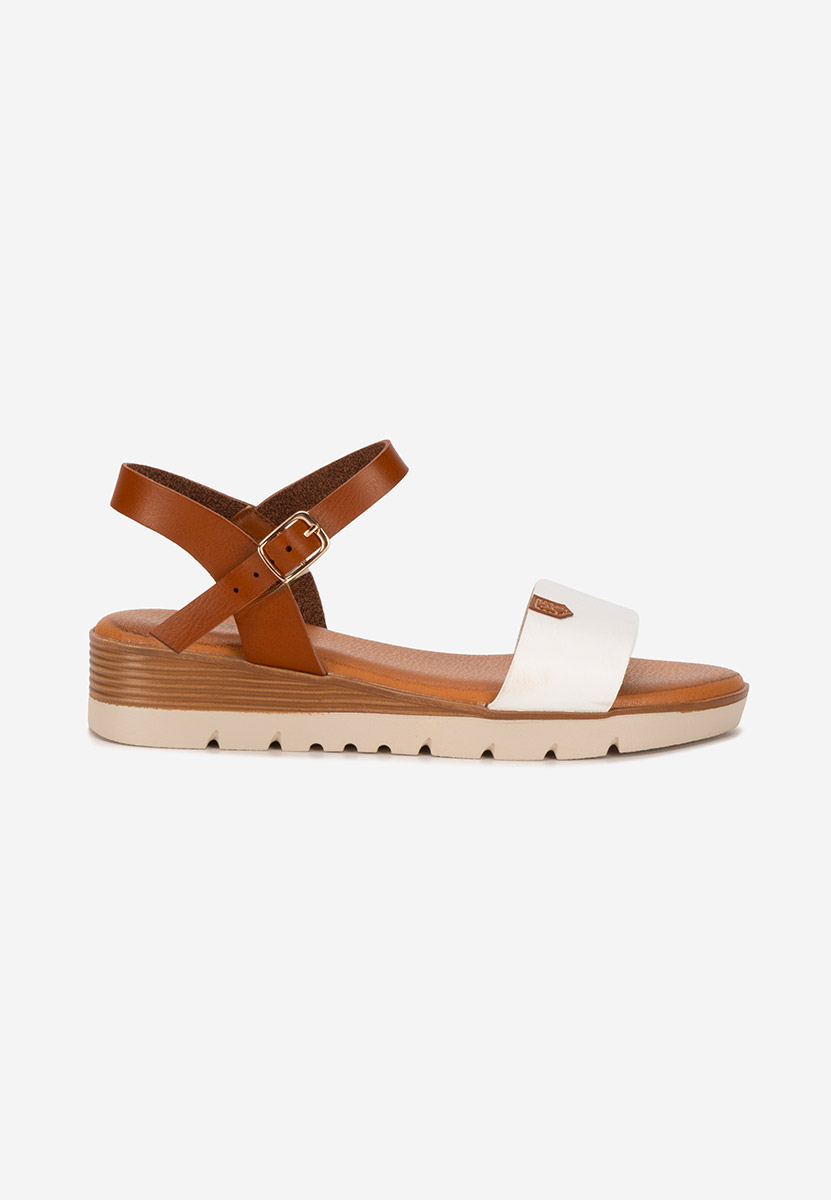 Rabielia fehér platform szandál