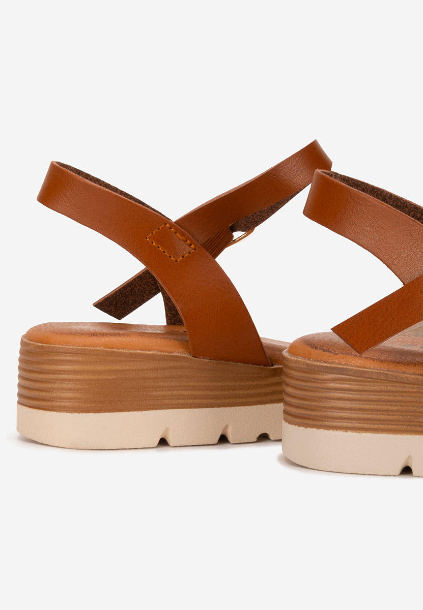 Rabielia fehér platform szandál