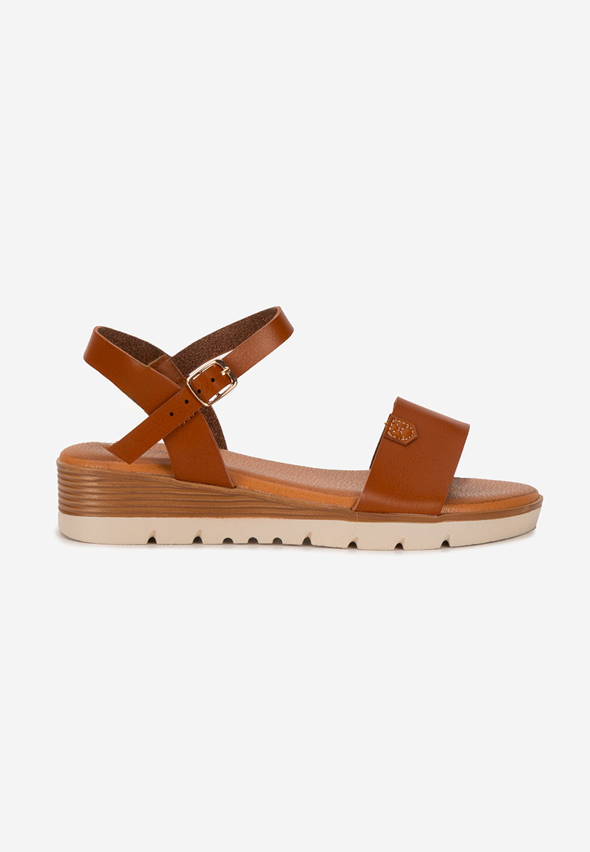 Rabielia camel platform szandál