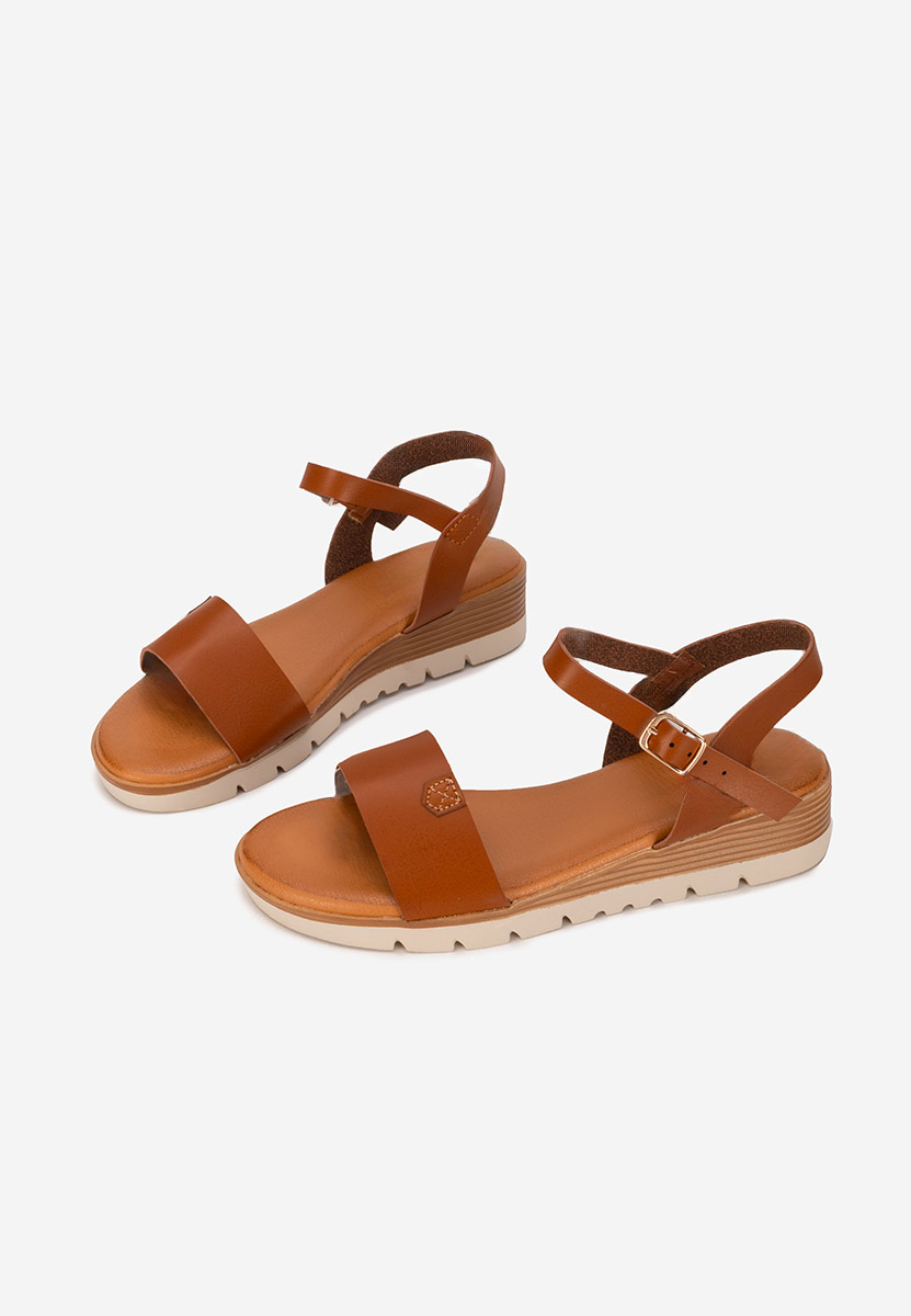 Rabielia camel platform szandál