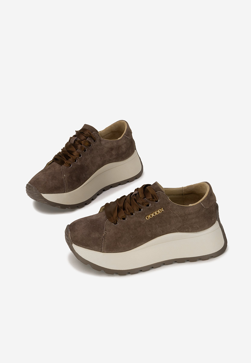Gonelia v2 barna női bőr sneaker