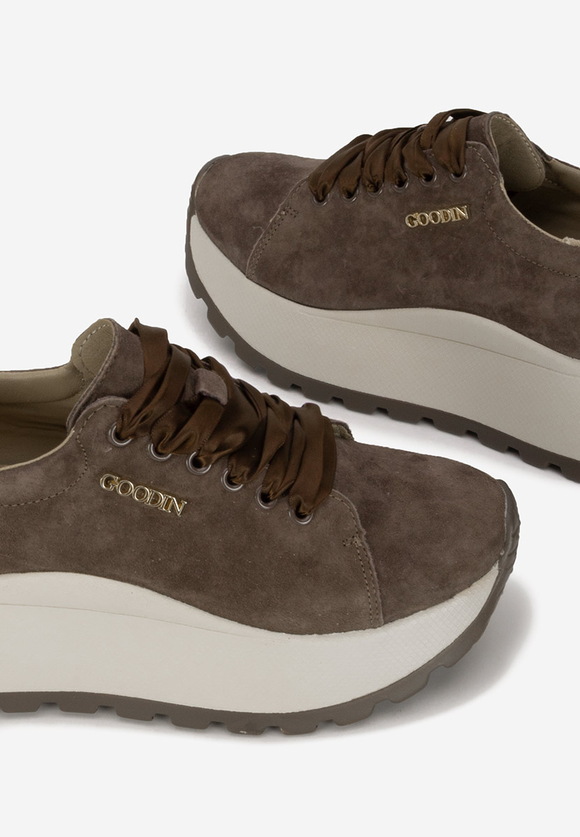 Gonelia v2 barna női bőr sneaker