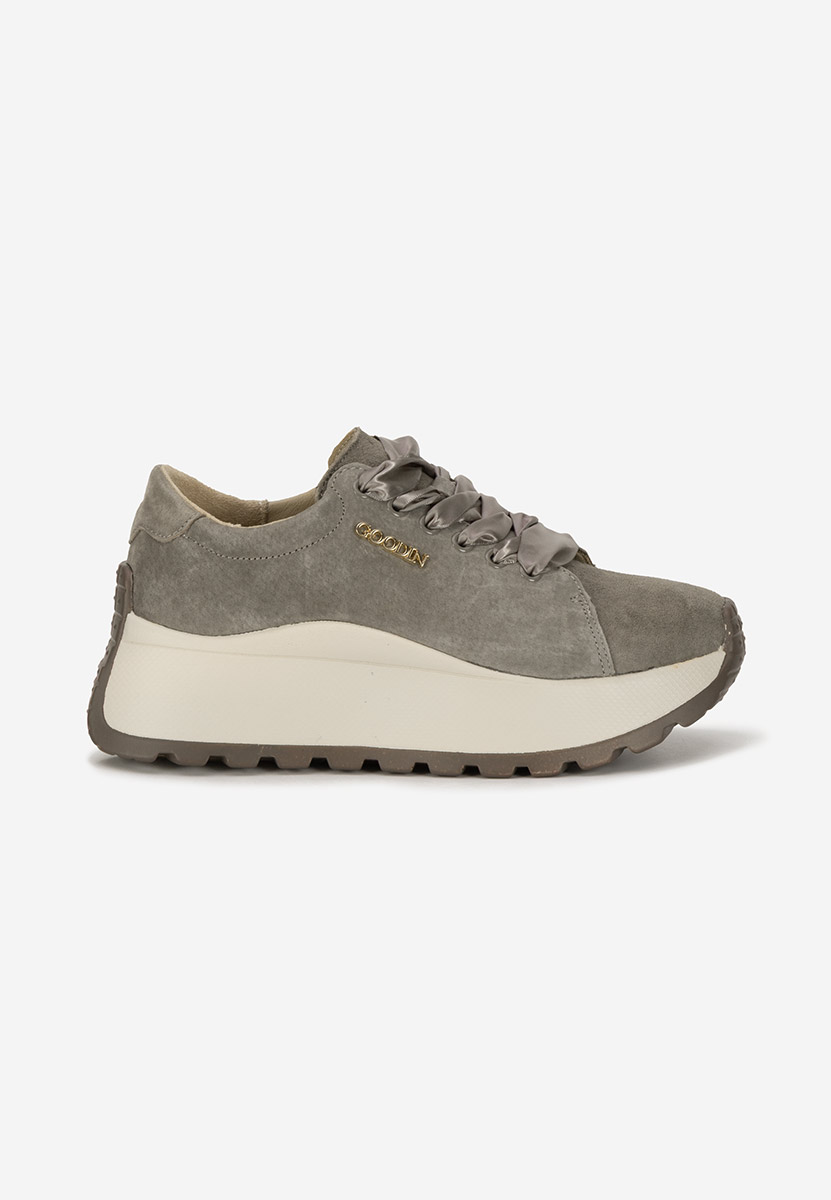 Gonelia khaki női bőr sneaker