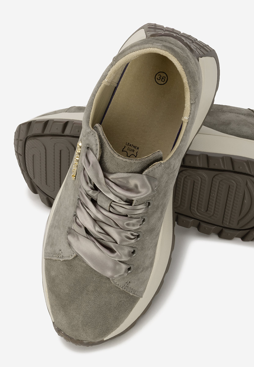 Gonelia khaki női bőr sneaker