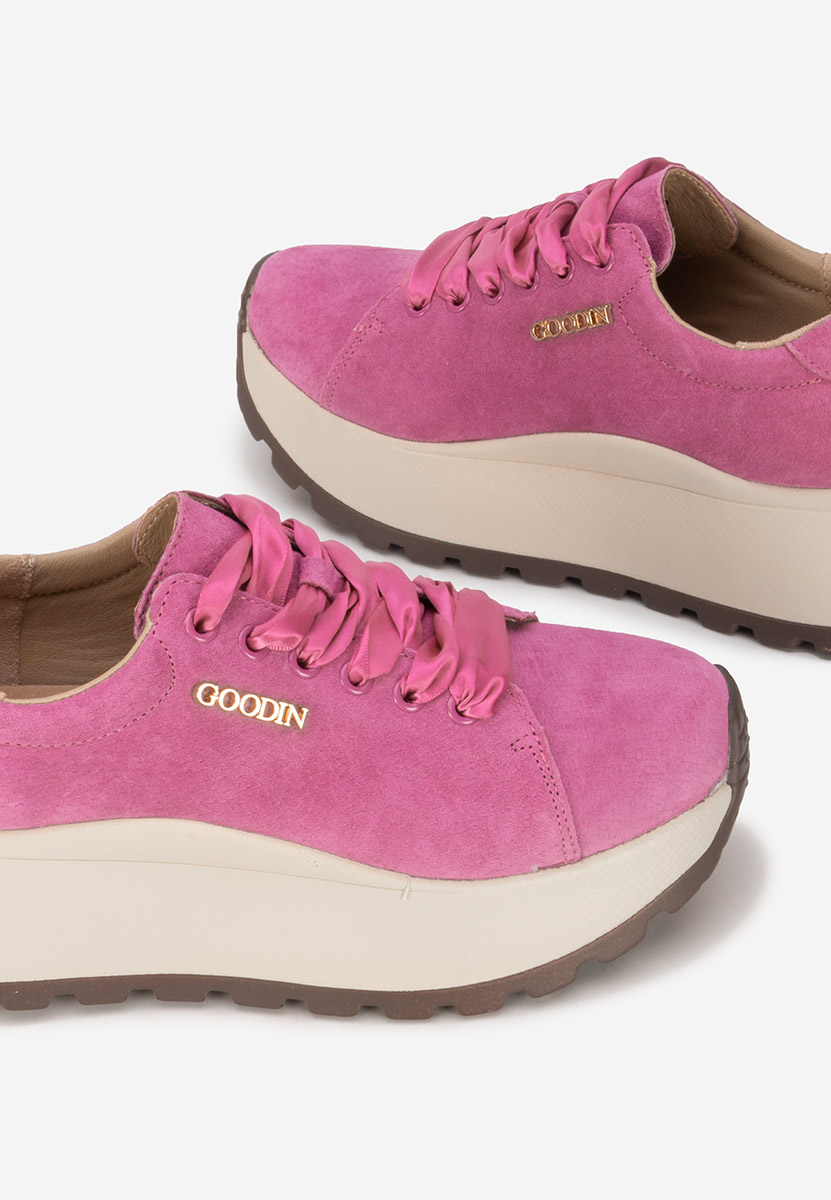 Gonelia lila női bőr sneaker
