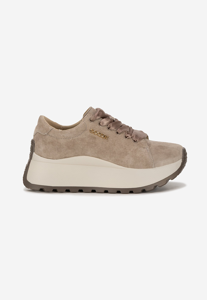 Gonelia barna női bőr sneaker