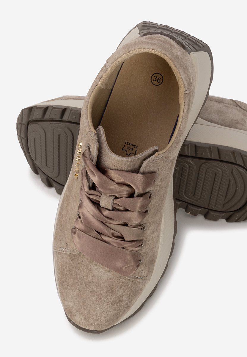 Gonelia barna női bőr sneaker