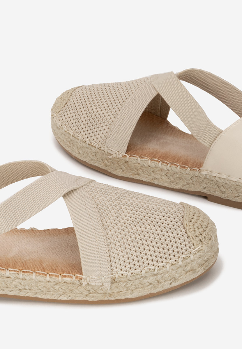 Fensy bézs női espadrilles