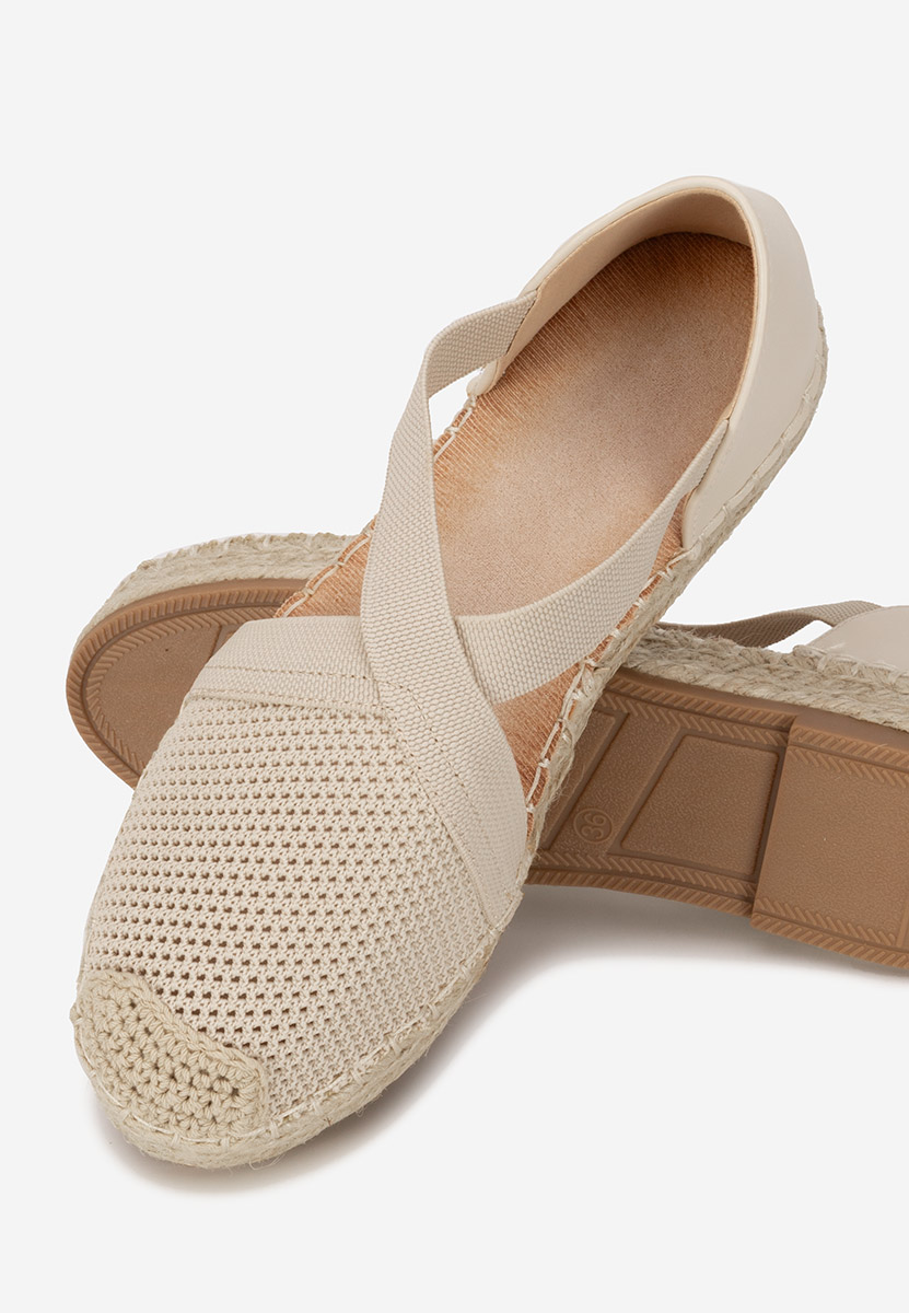 Fensy bézs női espadrilles