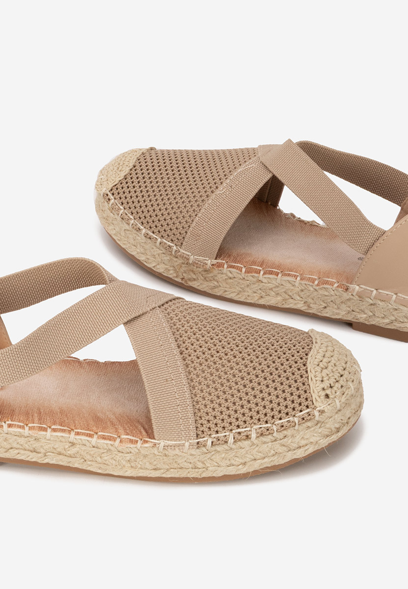Fensy khaki női espadrilles