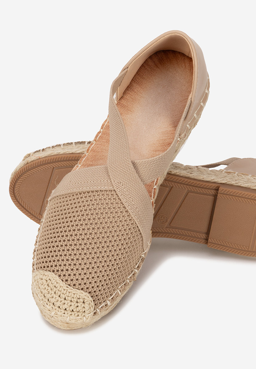 Fensy khaki női espadrilles
