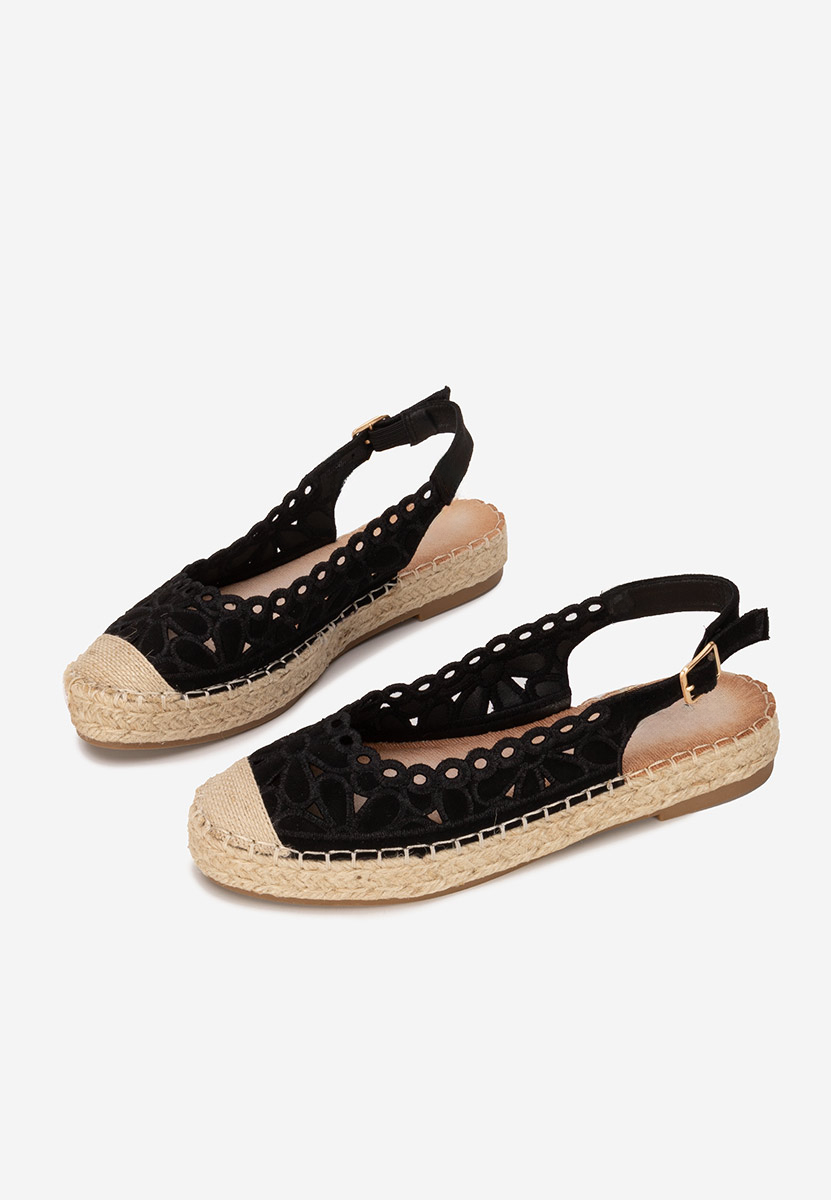 Latoria fekete női espadrilles