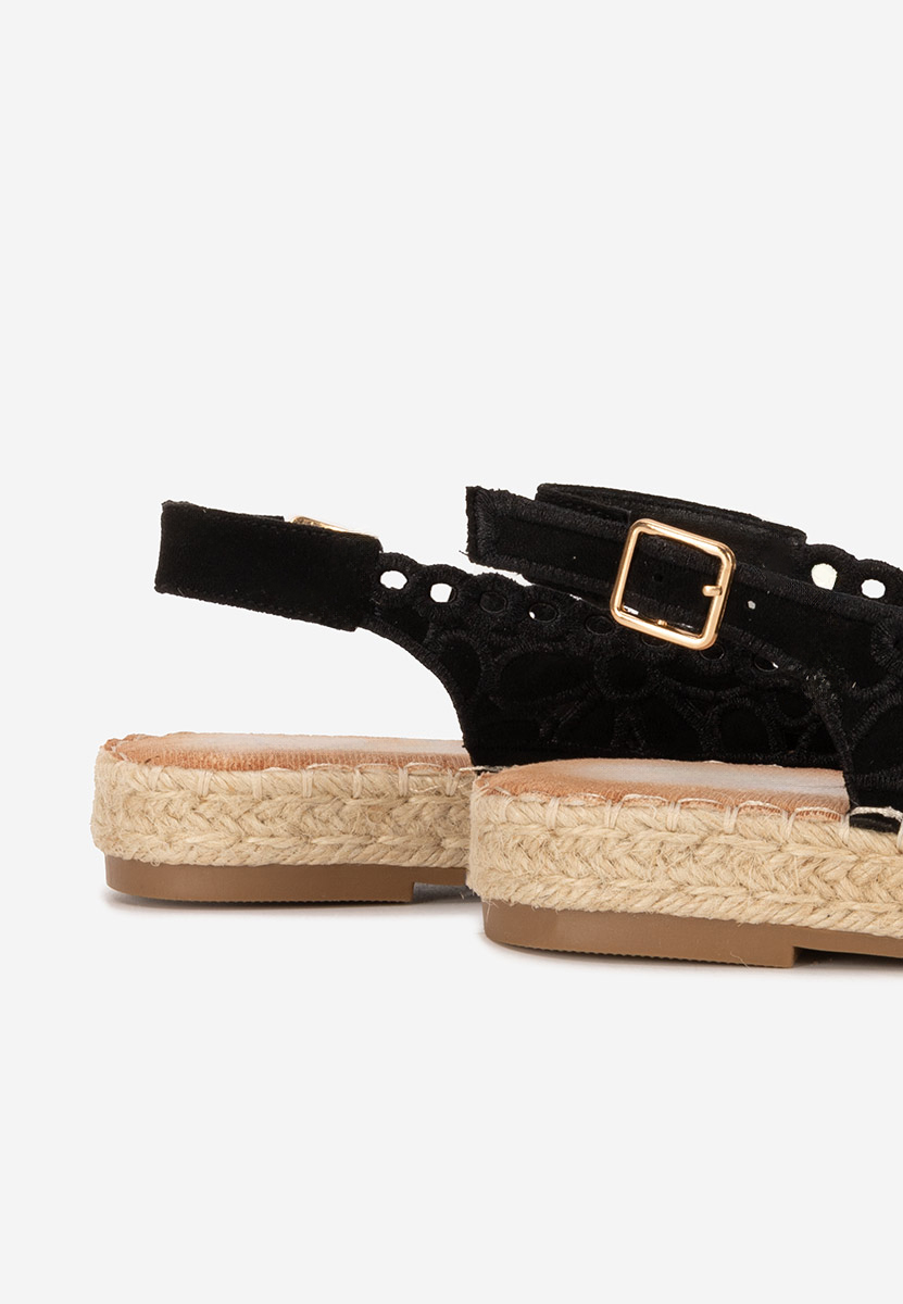 Latoria fekete női espadrilles