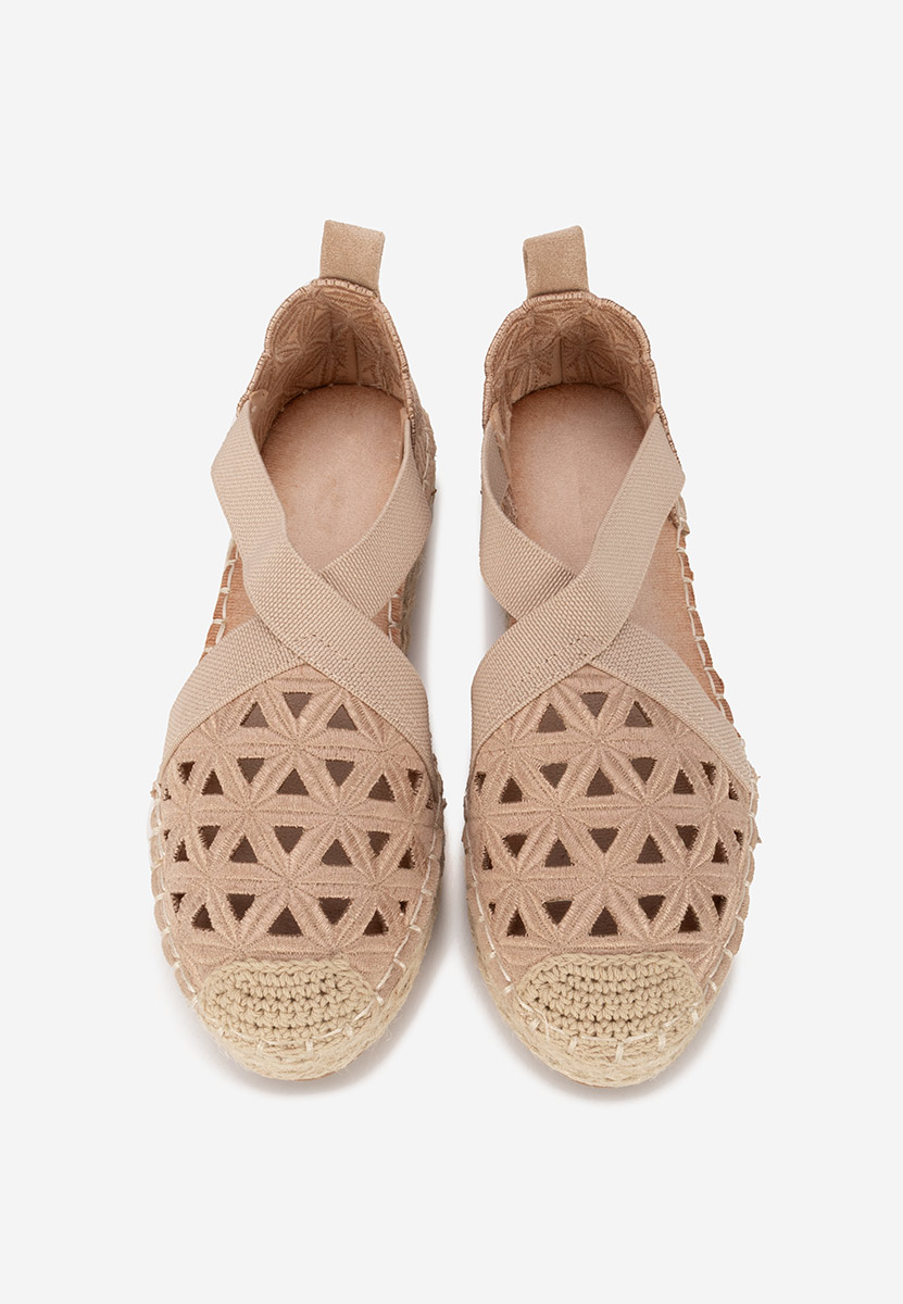 Feliania khaki női espadrilles