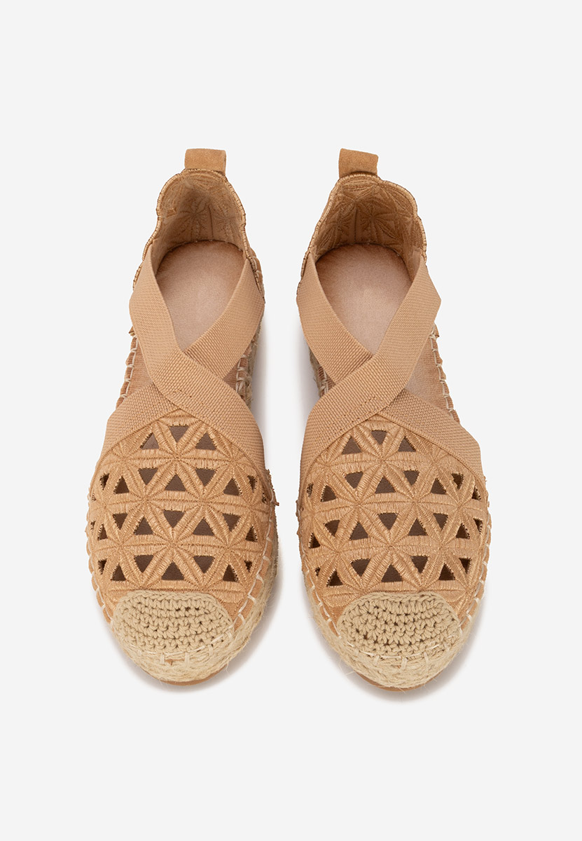 Feliania camel női espadrilles
