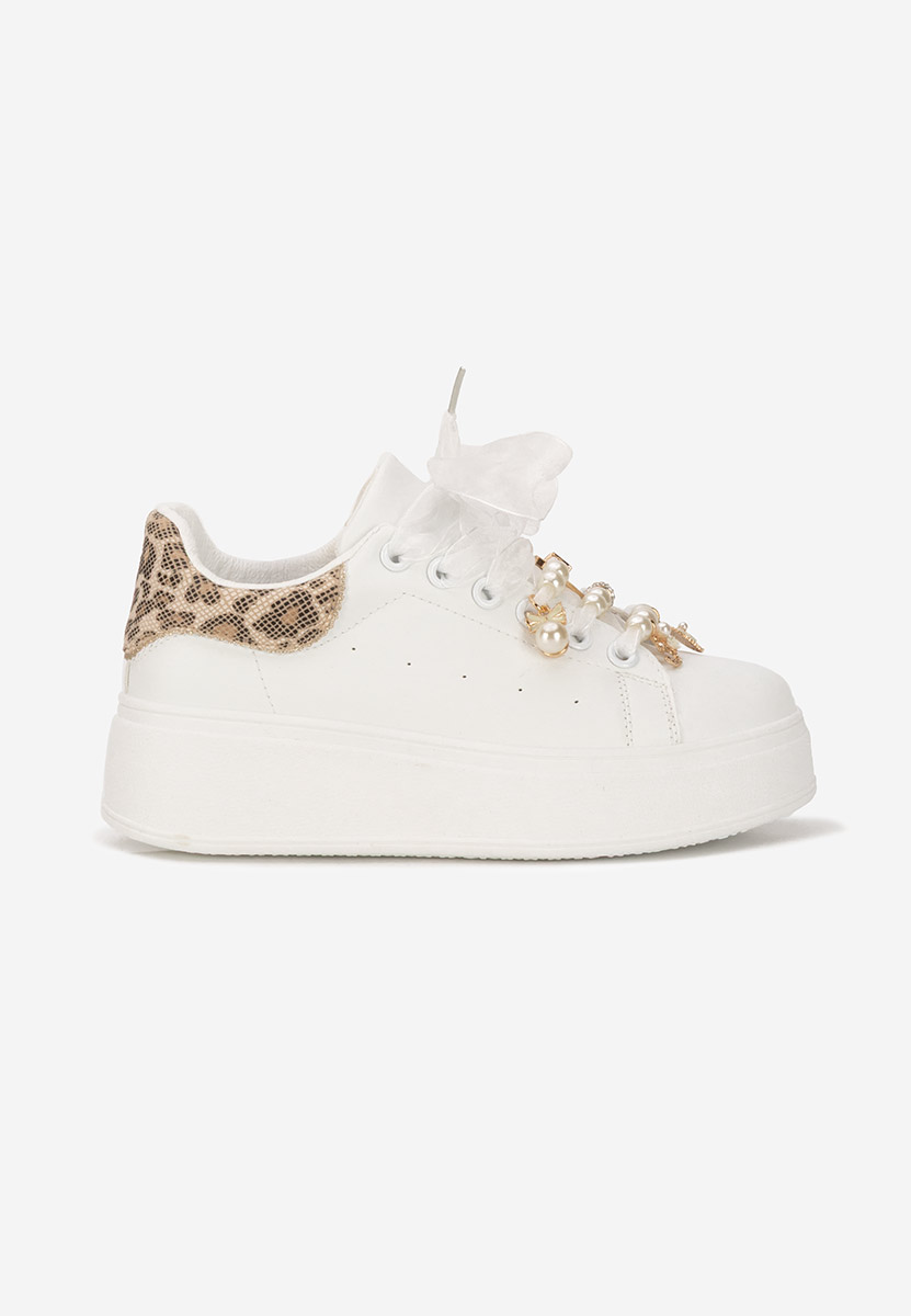 Cellia v3 fehér telitalpú platform sneaker