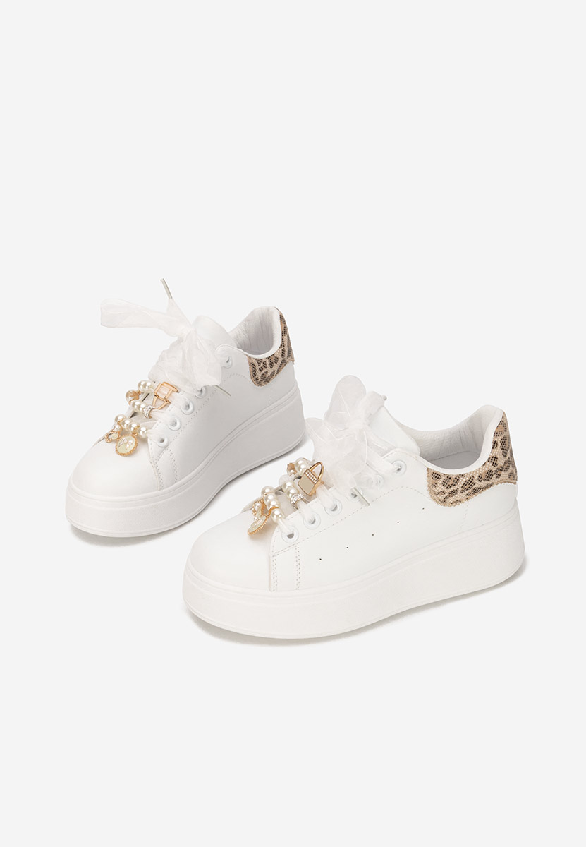 Cellia v3 fehér telitalpú platform sneaker