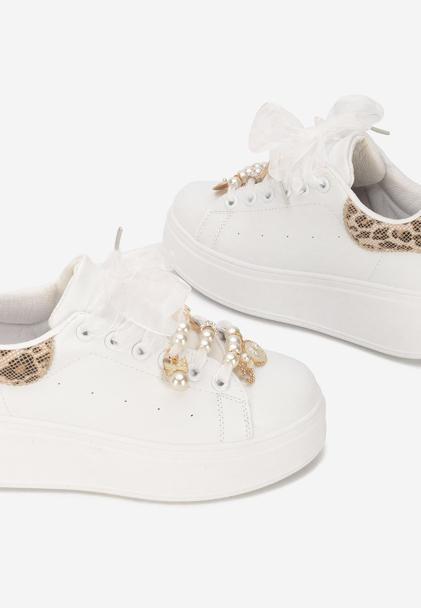 Cellia v3 fehér telitalpú platform sneaker