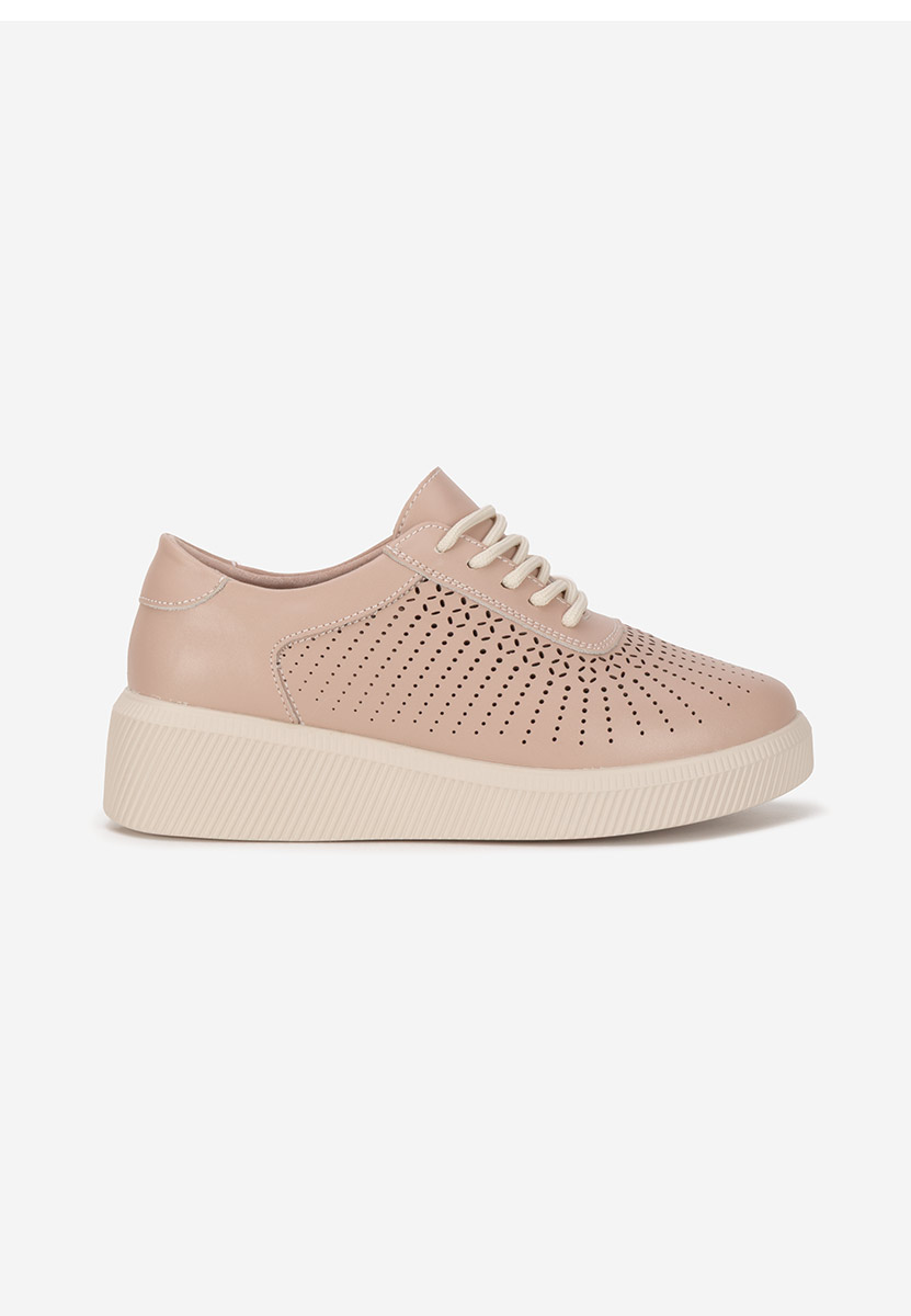 Oleiana rózsaszín női bőr sneaker