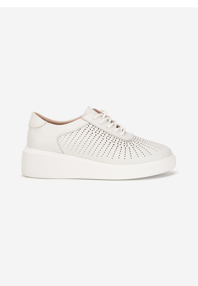 Oleiana fehér női bőr sneaker