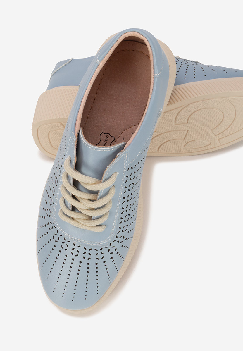 Oleiana kék női bőr sneaker