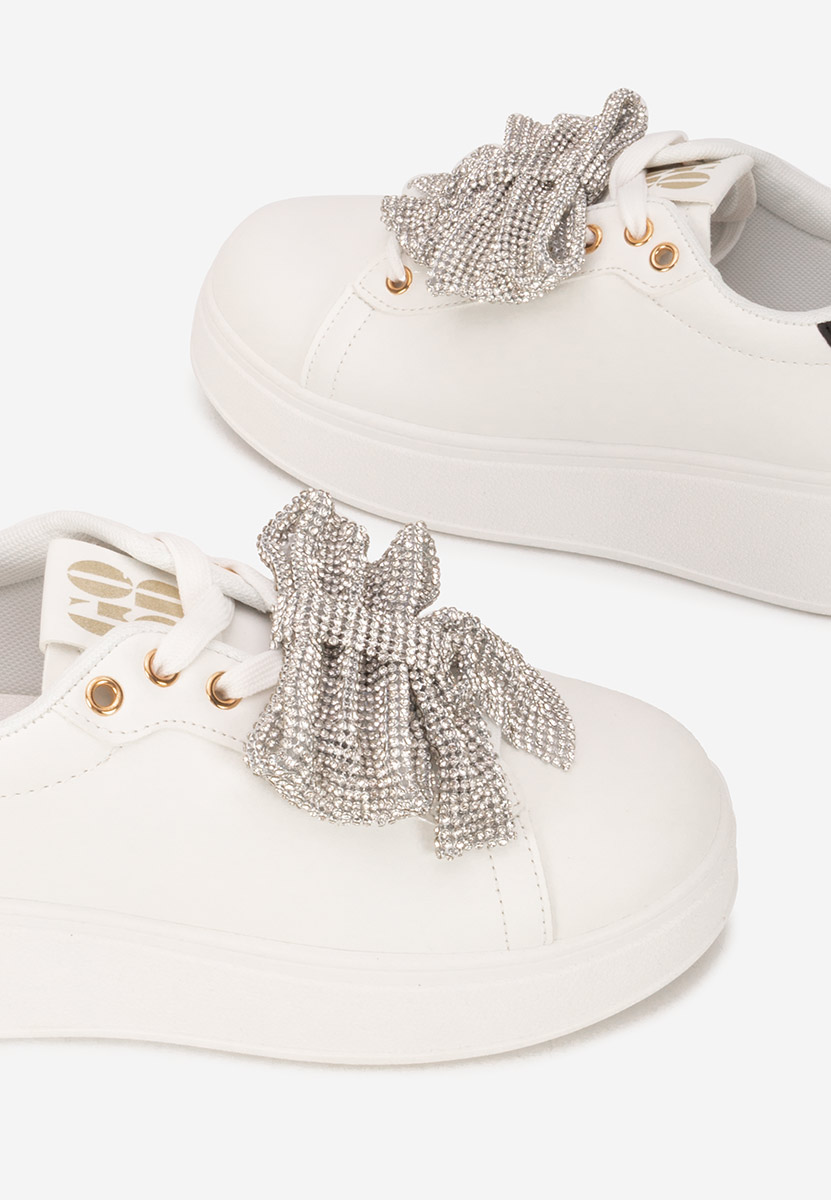 Hermila v3 fehér telitalpú platform sneaker