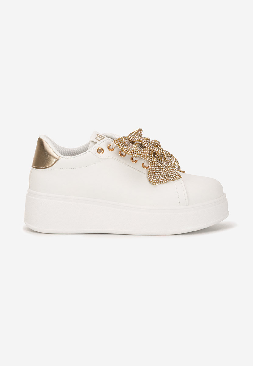 Hermila v2 fehér telitalpú platform sneaker