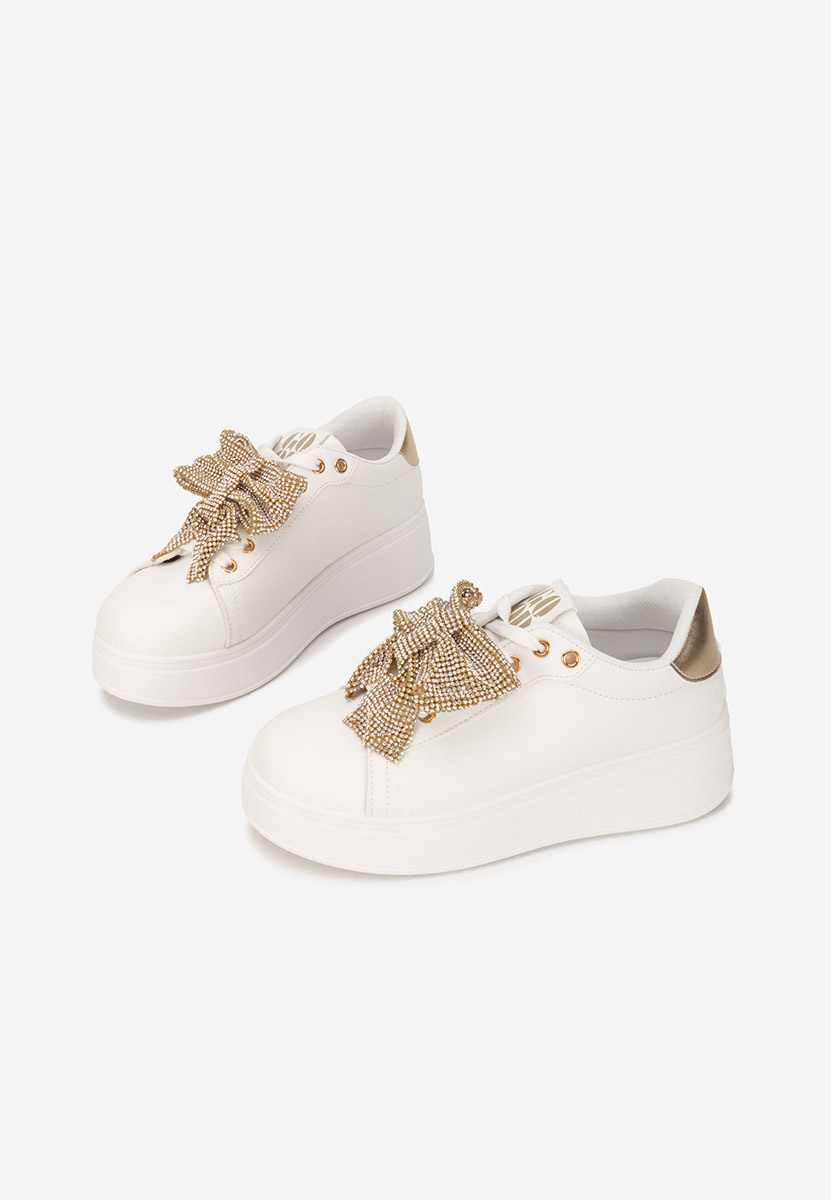 Hermila v2 fehér telitalpú platform sneaker