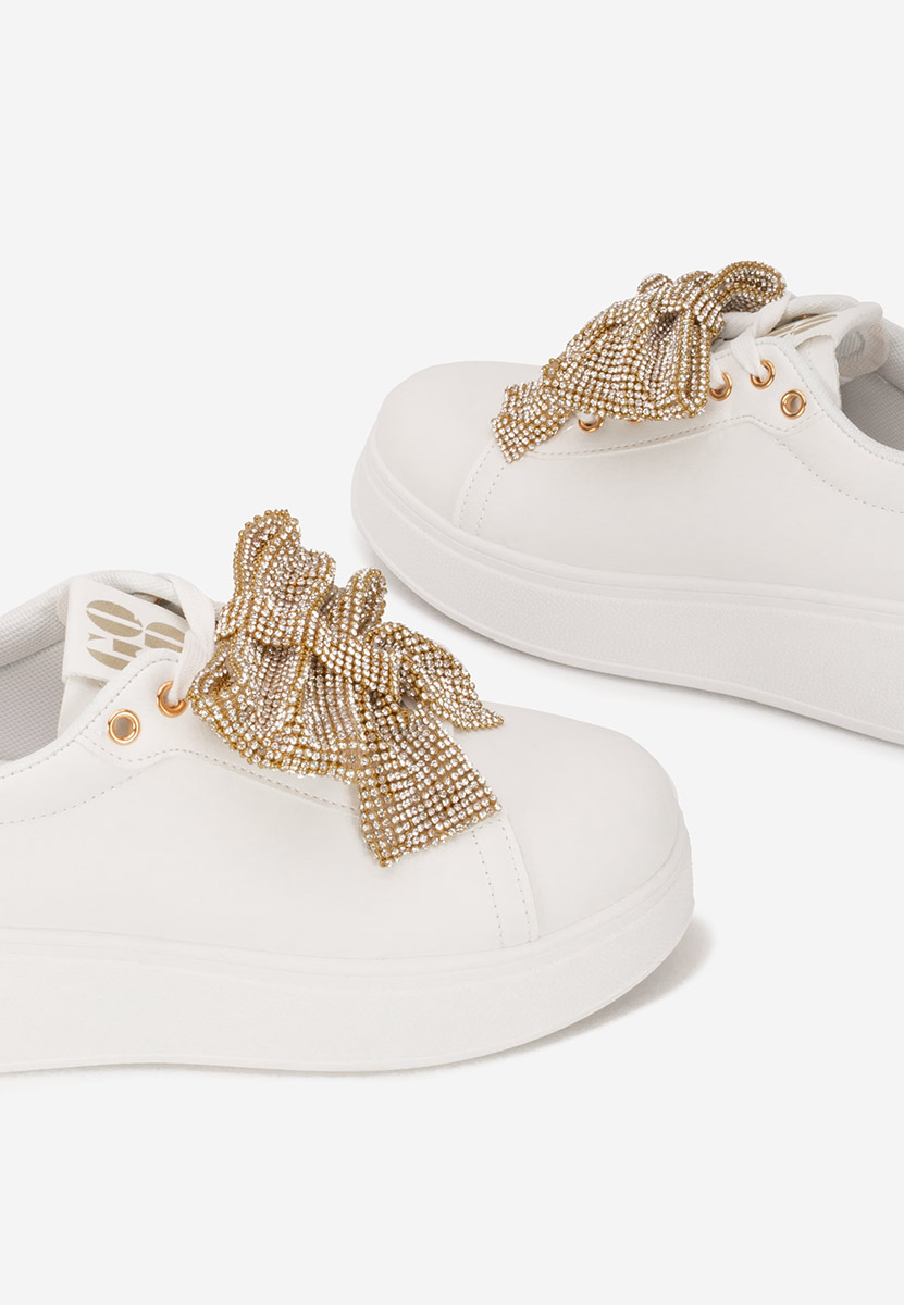 Hermila v2 fehér telitalpú platform sneaker