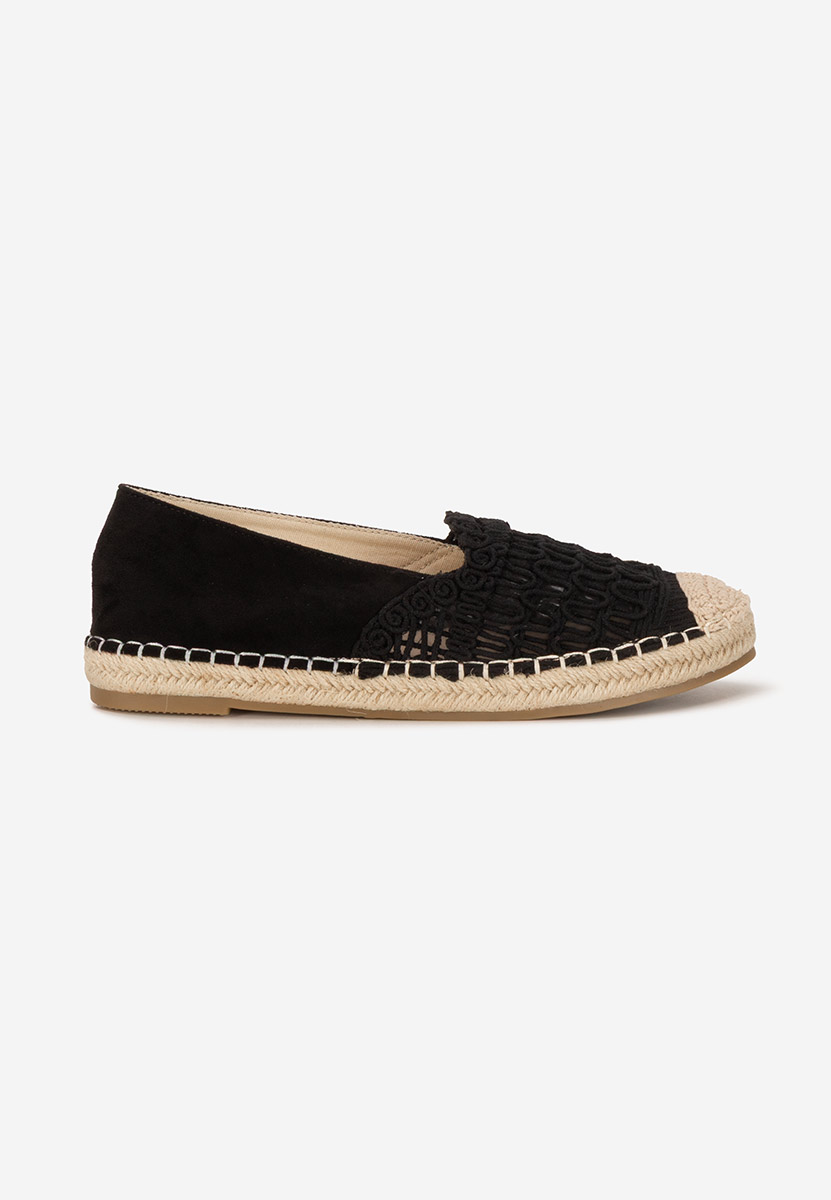Henley fekete női espadrilles