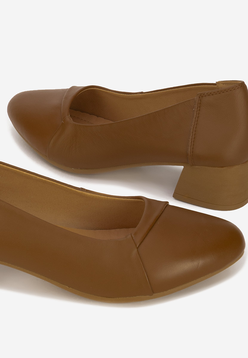 Giulieta camel bőr cipő