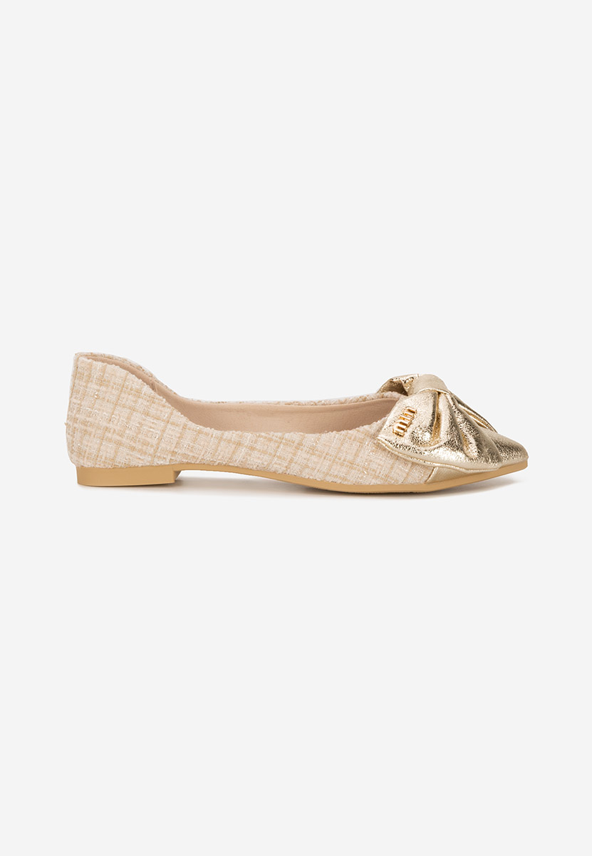 Cassiana bézs elegáns balerina 